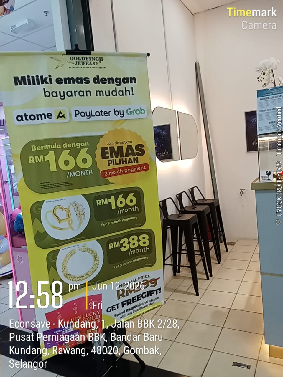 Goldfinch Jewelry Econsave Kundang outlet