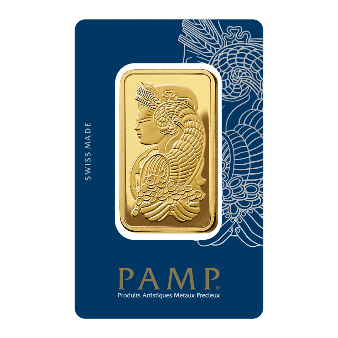 LADY FORTUNA™ GOLD MINTED BAR (100g)