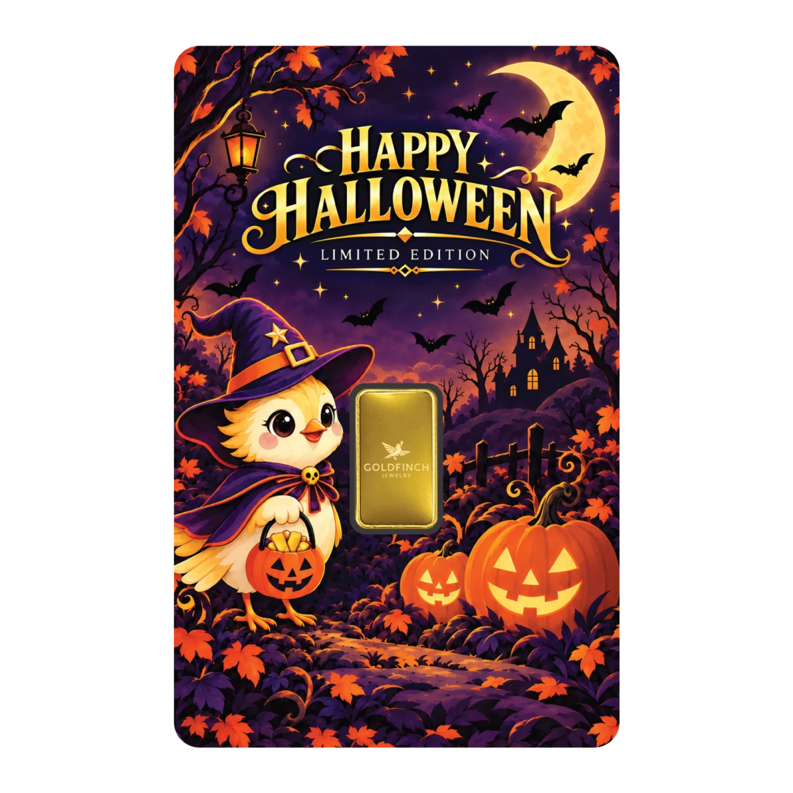 HALLOWEEN GOLD BAR (1g）