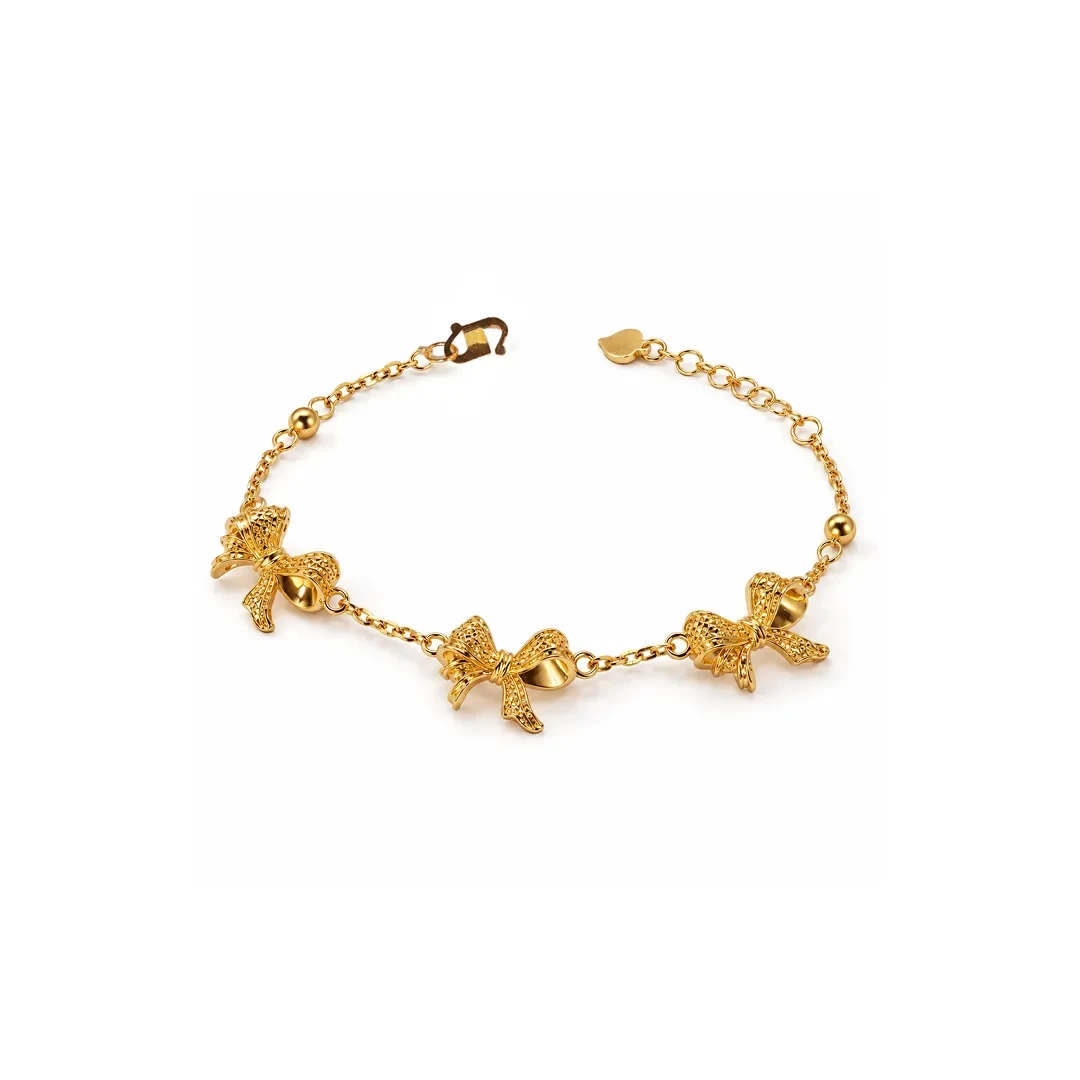 Ribbon Bracelet — gelang emas 916