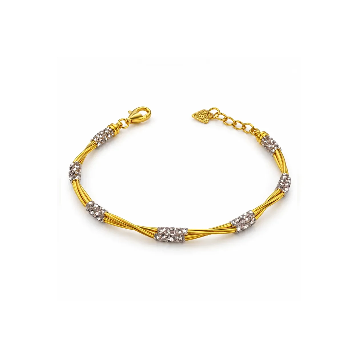 Twist Chrome Bracelet — gelang emas 916