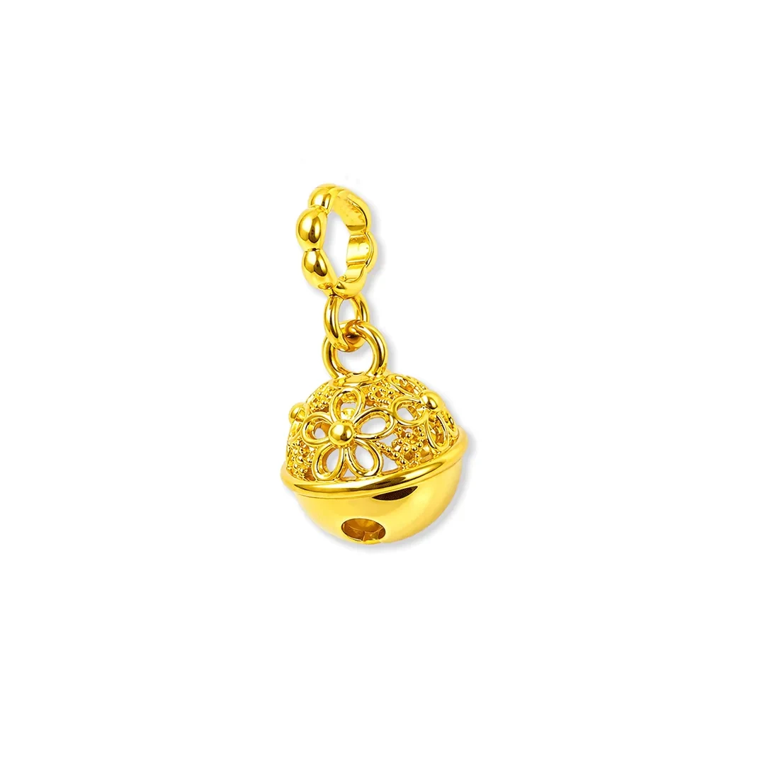 Bell Design Pendant — 916 gold pendant