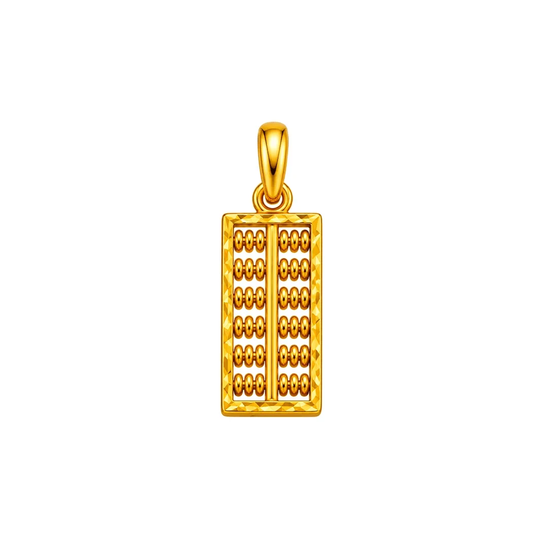 Sempoa Pendant — loket emas 916