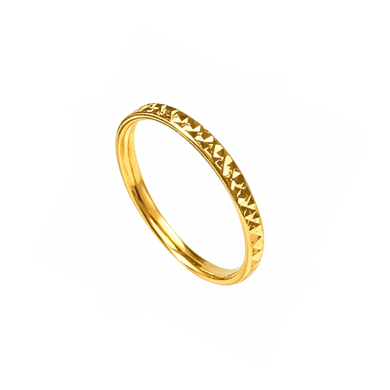 Round Shape Ring — 916 gold ring